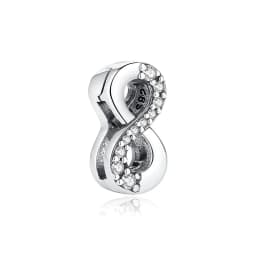 Original 925 Sterling Silver Charms Flat Clip Heart Butterfly Letters Chains Beads Fit Brand Bracelets Diy Jewelry For Women