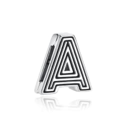 Original 925 Sterling Silver Charms Flat Clip Heart Butterfly Letters Chains Beads Fit Brand Bracelets Diy Jewelry For Women