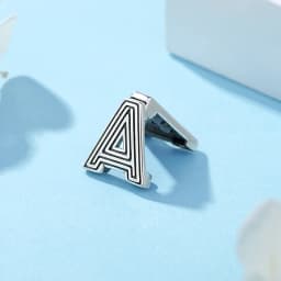 Original 925 Sterling Silver Charms Flat Clip Heart Butterfly Letters Chains Beads Fit Brand Bracelets Diy Jewelry For Women