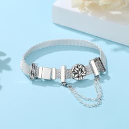 Original 925 Sterling Silver Charms Flat Clip Heart Butterfly Letters Chains Beads Fit Brand Bracelets Diy Jewelry For Women