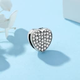 Original 925 Sterling Silver Charms Flat Clip Heart Butterfly Letters Chains Beads Fit Brand Bracelets Diy Jewelry For Women