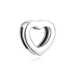 Original 925 Sterling Silver Charms Flat Clip Heart Butterfly Letters Chains Beads Fit Brand Bracelets Diy Jewelry For Women