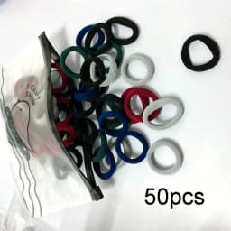2000pcs/bag Small Transparent Hair Rubber Bands For Baby Girl Balck Elastic Hair Tie Headband Mini Scrunchies Kids Accessories