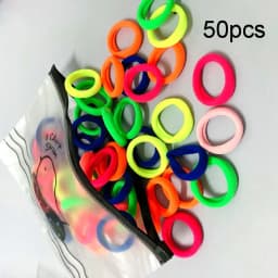 2000pcs/bag Small Transparent Hair Rubber Bands For Baby Girl Balck Elastic Hair Tie Headband Mini Scrunchies Kids Accessories