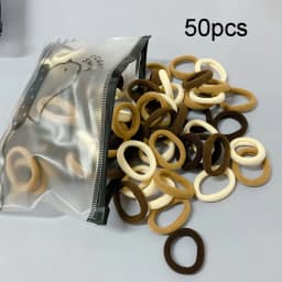 2000pcs/bag Small Transparent Hair Rubber Bands For Baby Girl Balck Elastic Hair Tie Headband Mini Scrunchies Kids Accessories