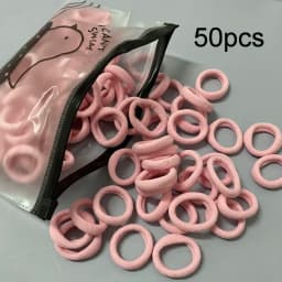 2000pcs/bag Small Transparent Hair Rubber Bands For Baby Girl Balck Elastic Hair Tie Headband Mini Scrunchies Kids Accessories