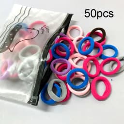 2000pcs/bag Small Transparent Hair Rubber Bands For Baby Girl Balck Elastic Hair Tie Headband Mini Scrunchies Kids Accessories