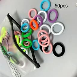 2000pcs/bag Small Transparent Hair Rubber Bands For Baby Girl Balck Elastic Hair Tie Headband Mini Scrunchies Kids Accessories
