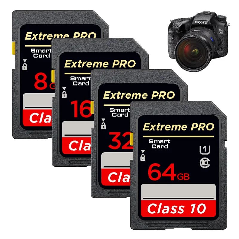 High Speed Class 10 SD Card 8GB 16GB 32GB 64GB 128GB 256GB Carte SD Memory Card SDA1HC SDA1XC Flash USB Stick SD Cards For Camer