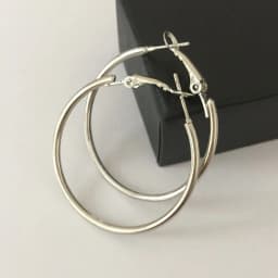 Fashion Jewelry Round Big Hoop Earrings For Women Men Accessories Ear Ring Gold Silver Color 2.5-10cm Earring Hooks Couple Gift