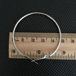 Fashion Jewelry Round Big Hoop Earrings For Women Men Accessories Ear Ring Gold Silver Color 2.5-10cm Earring Hooks Couple Gift