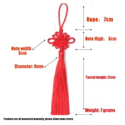 2/5/10/20PCS Handmade Chinese Knots Fortune Tassels Satin Silk Floss Tassel for New Year's Gifts Spring Festival DIY Craft Decor