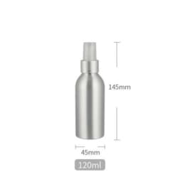 30/50/100ml Aluminum Empty Bottle Mice Spray Bottle Fine Mist Aluminum Refill Travel Bottle Essential Oil Spray Bottles