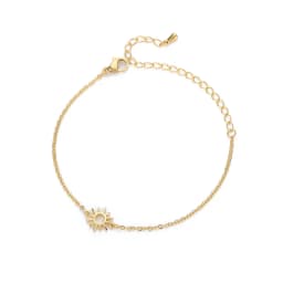 Sun Hollow Bracelets For Women Men Stainless Steel Hand Chain Vintage Sunflower Anklet Boho Foot Jewelry Gift Accessories