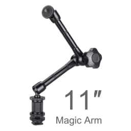Super Clamp 7/11 Inches Adjustable Magic Articulated Arm for Mounting Monitor LED Light LCD Video Camera Flash Camera DSLR