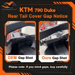 WOLFLINE For KTM Duke 790 Duke790 2018-2024 Motorcycle Single Solo Seat Cover Fairing Rear Pillion Passenger Cowl