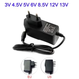 AC DC 110V - 220V Power Adapter Supply 5V 6V 8V 9V 12V 13V 15V 1A 2A 3A Universal Wall Socket With 8 Connect Maximum 5.5X2.5mm