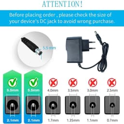 AC DC 110V - 220V Power Adapter Supply 5V 6V 8V 9V 12V 13V 15V 1A 2A 3A Universal Wall Socket With 8 Connect Maximum 5.5X2.5mm
