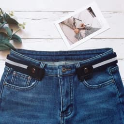 Womans Belt Buckle-Free Waist Jeans Pants No Buckle Stretch Elastic Waist Belts for Men Women Invisible Belt DropShipping