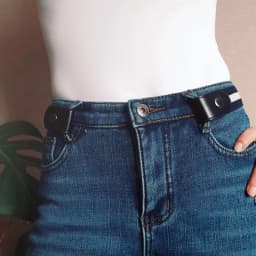 Womans Belt Buckle-Free Waist Jeans Pants No Buckle Stretch Elastic Waist Belts for Men Women Invisible Belt DropShipping