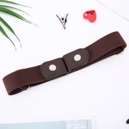 Womans Belt Buckle-Free Waist Jeans Pants No Buckle Stretch Elastic Waist Belts for Men Women Invisible Belt DropShipping