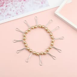 12pcs /Set Pins Hijab Pearl Pins Headscarf Durag Soft Turban Head Wraps For Women Scarf Clips Muslim Arab Hijab Accessories