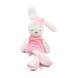 1pc 42cm Cute Rabbit Wear Cloth With Dress Plush Toy Stuffed Soft Animal Dolls Ballet Rabbit for Baby Kids Birthday Gift