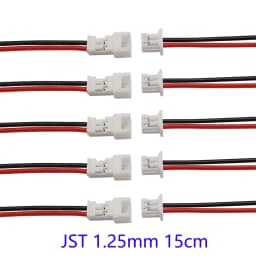 10/5/2 Pairs Small Mini JST 1.25mm PH2.0 XH2.54 2 Pin Male Female Plug Jack Connector Cable JST 1.25/2.0/2.54 2P Electronic Wire
