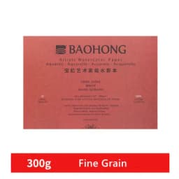 Baohong 100% Cotton Artist Watercolor Paper 300g 20sheets Professional Watercolor Sketchbook Pad For Painting Art Supplies