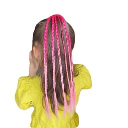 1 PCS New Girls Colorful Wigs Ponytail Kids Hair Accessories Hair Ornament Headbands Rubber Bands Beauty Hair Bands