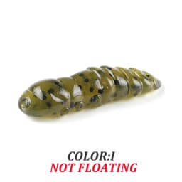 Supercontinent  Pupa Soft Lures  Soft Plastic Lures Larva  38mm/18pcs Floating Freshwater Swimbaits Silicone Soft Bait Worm