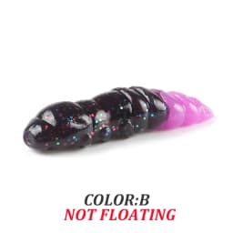 Supercontinent  Pupa Soft Lures  Soft Plastic Lures Larva  38mm/18pcs Floating Freshwater Swimbaits Silicone Soft Bait Worm