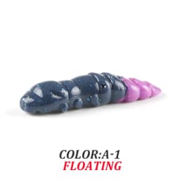 Supercontinent  Pupa Soft Lures  Soft Plastic Lures Larva  38mm/18pcs Floating Freshwater Swimbaits Silicone Soft Bait Worm