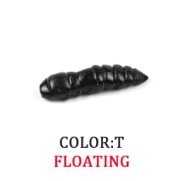 Supercontinent  Pupa Soft Lures  Soft Plastic Lures Larva  38mm/18pcs Floating Freshwater Swimbaits Silicone Soft Bait Worm