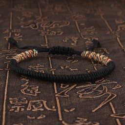 Tibetan Buddhist Bracelet Unisex Handmade Braided King Kong Knot Colorful String Bracelets for Women Men Lovers Lucky Jewelry