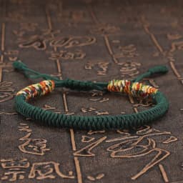 Tibetan Buddhist Bracelet Unisex Handmade Braided King Kong Knot Colorful String Bracelets for Women Men Lovers Lucky Jewelry