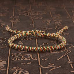 Tibetan Buddhist Bracelet Unisex Handmade Braided King Kong Knot Colorful String Bracelets for Women Men Lovers Lucky Jewelry