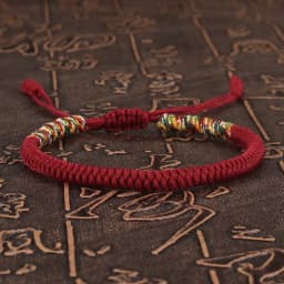 Tibetan Buddhist Bracelet Unisex Handmade Braided King Kong Knot Colorful String Bracelets for Women Men Lovers Lucky Jewelry