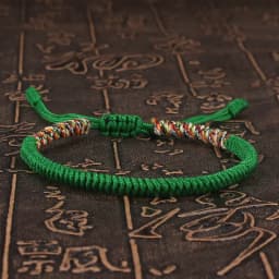 Tibetan Buddhist Bracelet Unisex Handmade Braided King Kong Knot Colorful String Bracelets for Women Men Lovers Lucky Jewelry