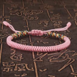 Tibetan Buddhist Bracelet Unisex Handmade Braided King Kong Knot Colorful String Bracelets for Women Men Lovers Lucky Jewelry