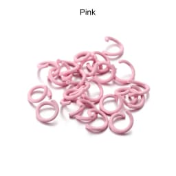 100Pcs/Lot 1.2x8mm Colorful Metal Open Jump Rings Split Jump Ring Connector for DIY Jewelry Making Findings Accessories Supplies