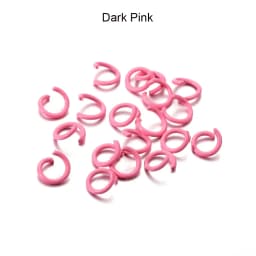 100Pcs/Lot 1.2x8mm Colorful Metal Open Jump Rings Split Jump Ring Connector for DIY Jewelry Making Findings Accessories Supplies