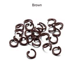 100Pcs/Lot 1.2x8mm Colorful Metal Open Jump Rings Split Jump Ring Connector for DIY Jewelry Making Findings Accessories Supplies