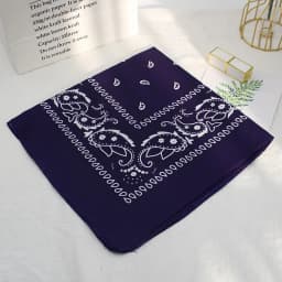 Bandana Square Head Hip Hop Black Scarves Women Sports Bandana Hair Band Neck Scarf Sports Headwear Handkerchief