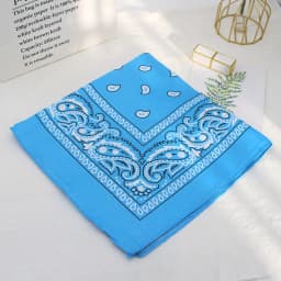 Bandana Square Head Hip Hop Black Scarves Women Sports Bandana Hair Band Neck Scarf Sports Headwear Handkerchief