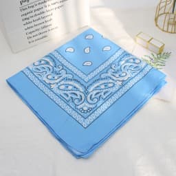 Bandana Square Head Hip Hop Black Scarves Women Sports Bandana Hair Band Neck Scarf Sports Headwear Handkerchief