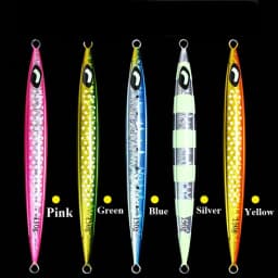 JIGGING PRO 100g 150g 200g 250g 300g Saltwater Metal Jigs Deep Sea Fishing Lure Vertical Speed Jigs