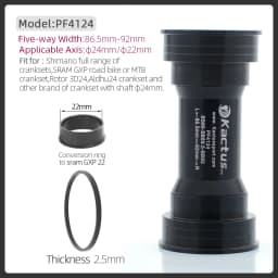 PF4124 BB86 92 Pressfit Bottom Brackets Mtb Road Bicycle BB PF4130 PF41-DUB Frame Shell 86.5-92mm Fit for Shimano SRAM GXP-DUB