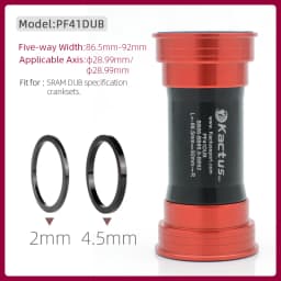 PF4124 BB86 92 Pressfit Bottom Brackets Mtb Road Bicycle BB PF4130 PF41-DUB Frame Shell 86.5-92mm Fit for Shimano SRAM GXP-DUB
