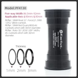 PF4124 BB86 92 Pressfit Bottom Brackets Mtb Road Bicycle BB PF4130 PF41-DUB Frame Shell 86.5-92mm Fit for Shimano SRAM GXP-DUB